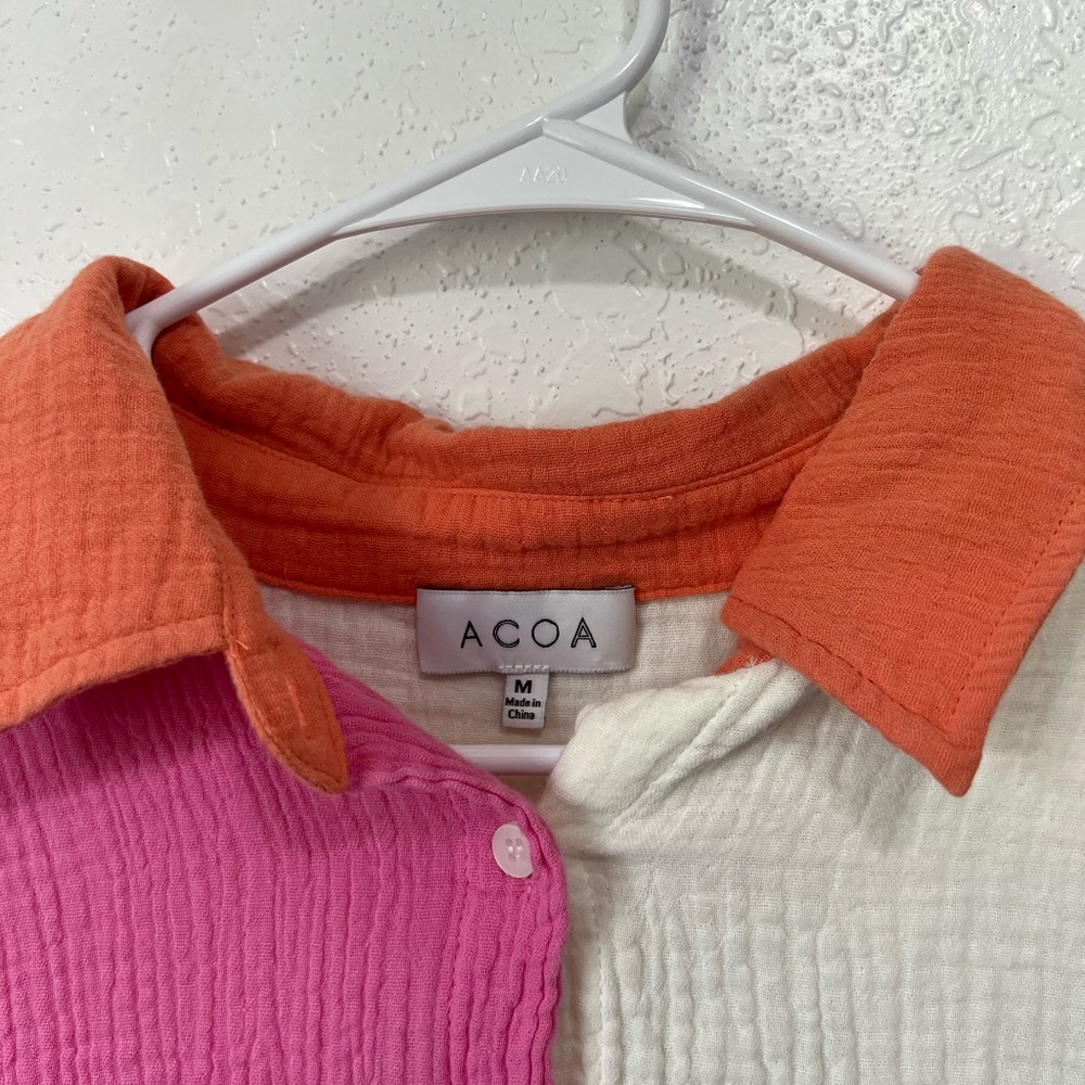 Acoa Button Down Shirt/Shacket - image 2